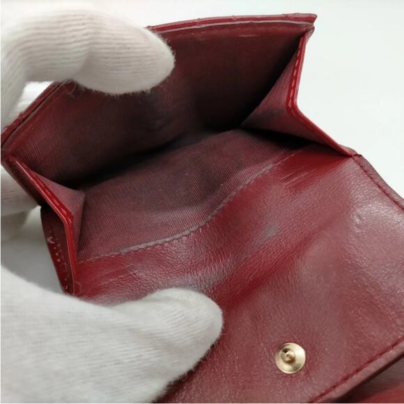 Dior Red Lotus Wallet - Picture 2 of 9